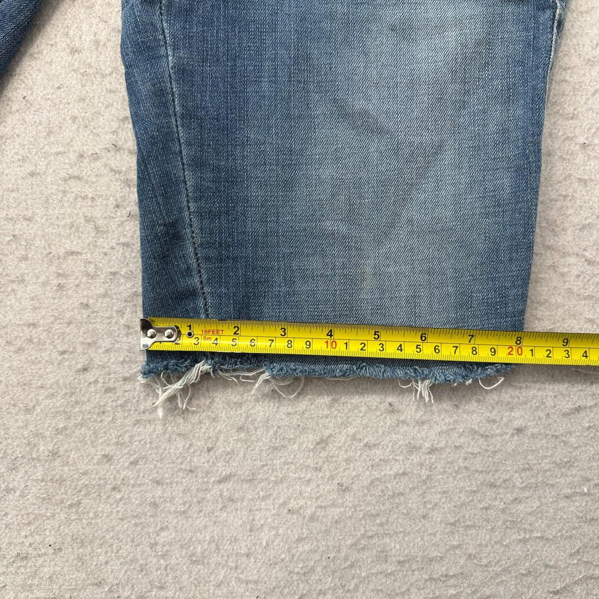 Vintage Y2K 2000's Calvin Klein Faded Distressed Denim Shorts