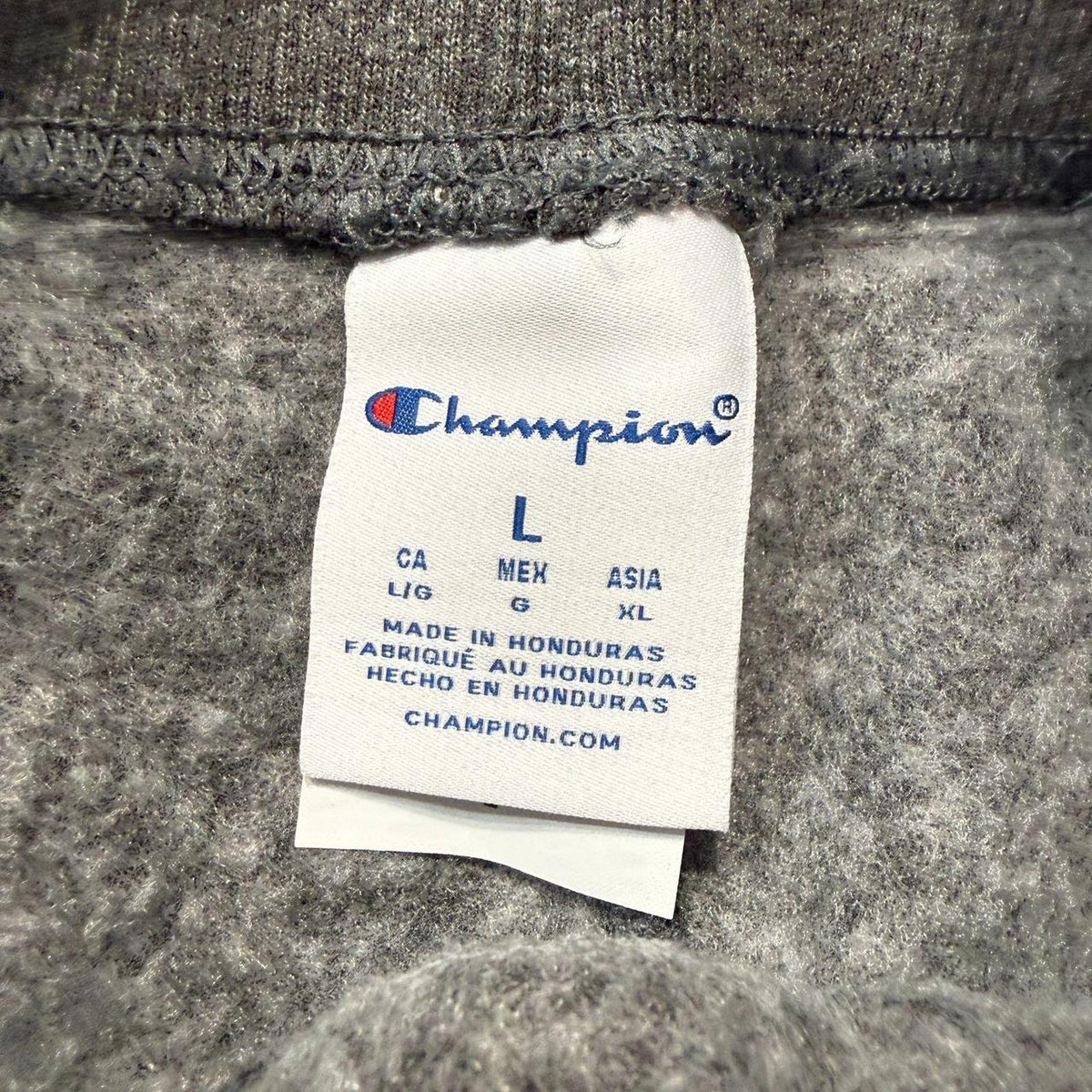 Vintage Y2K 2000's Champion Charcoal Grey Baggy Track Pants