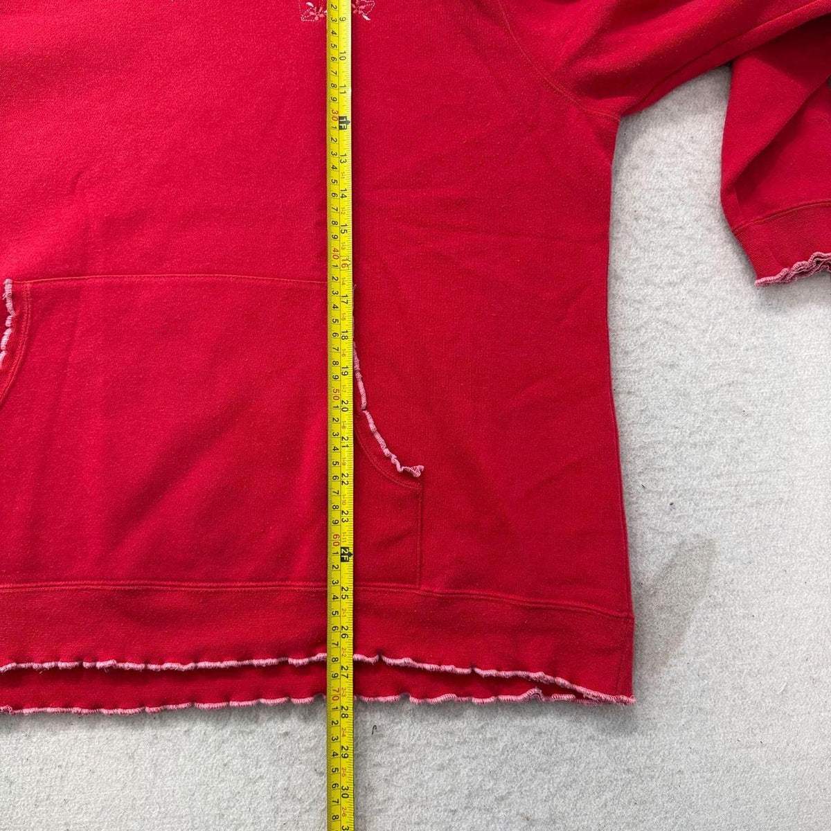 Vintage Y2K 2000's Harley-Davidson Red Distressed Oversized Sweatshirt