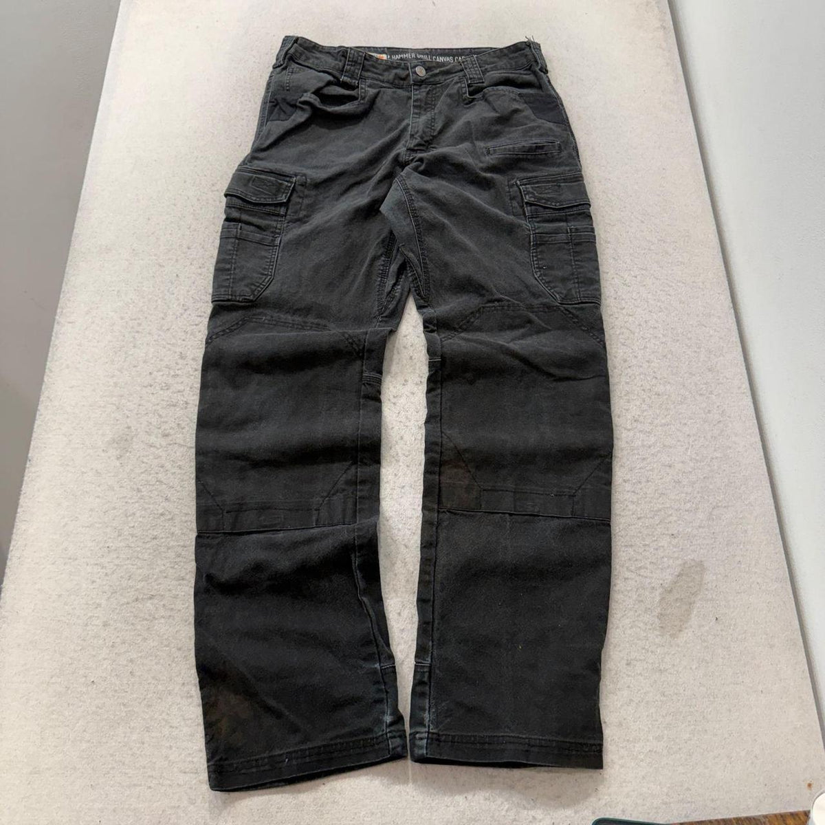 Vintage Y2K 2000's Noble Outfitters Charcoal Grey Baggy Cargo Pants