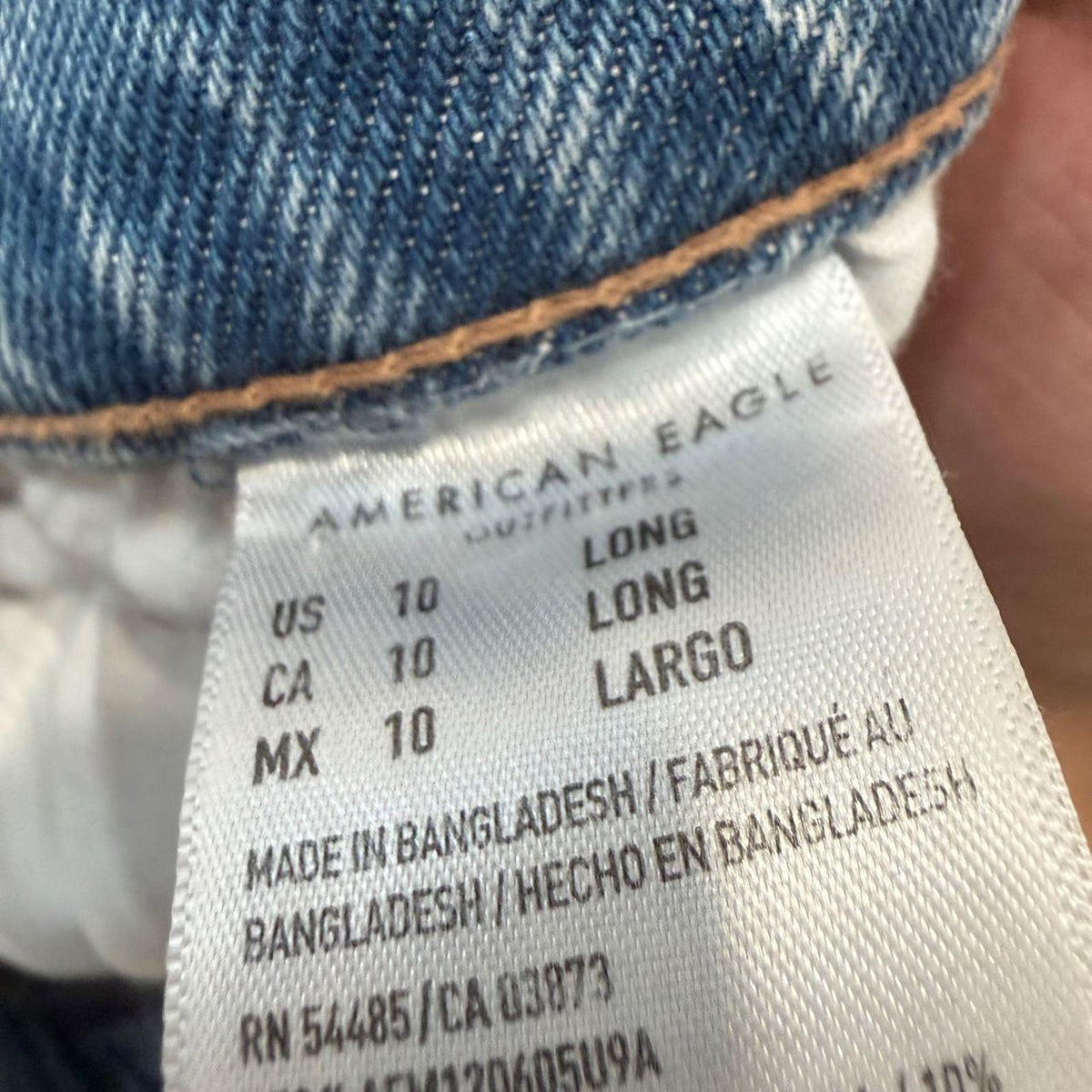 Vintage Y2K 2000's American Eagle Faded Distressed Open Leg Jeans