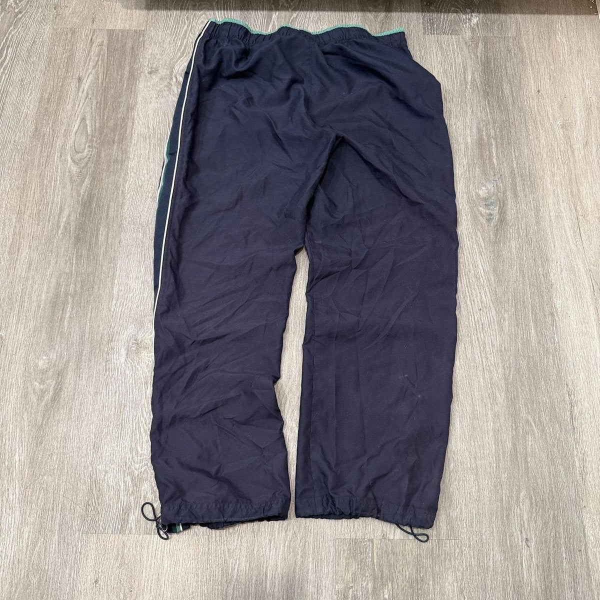 Vintage Y2K 2000's Navy Baggy Striped Track Pants