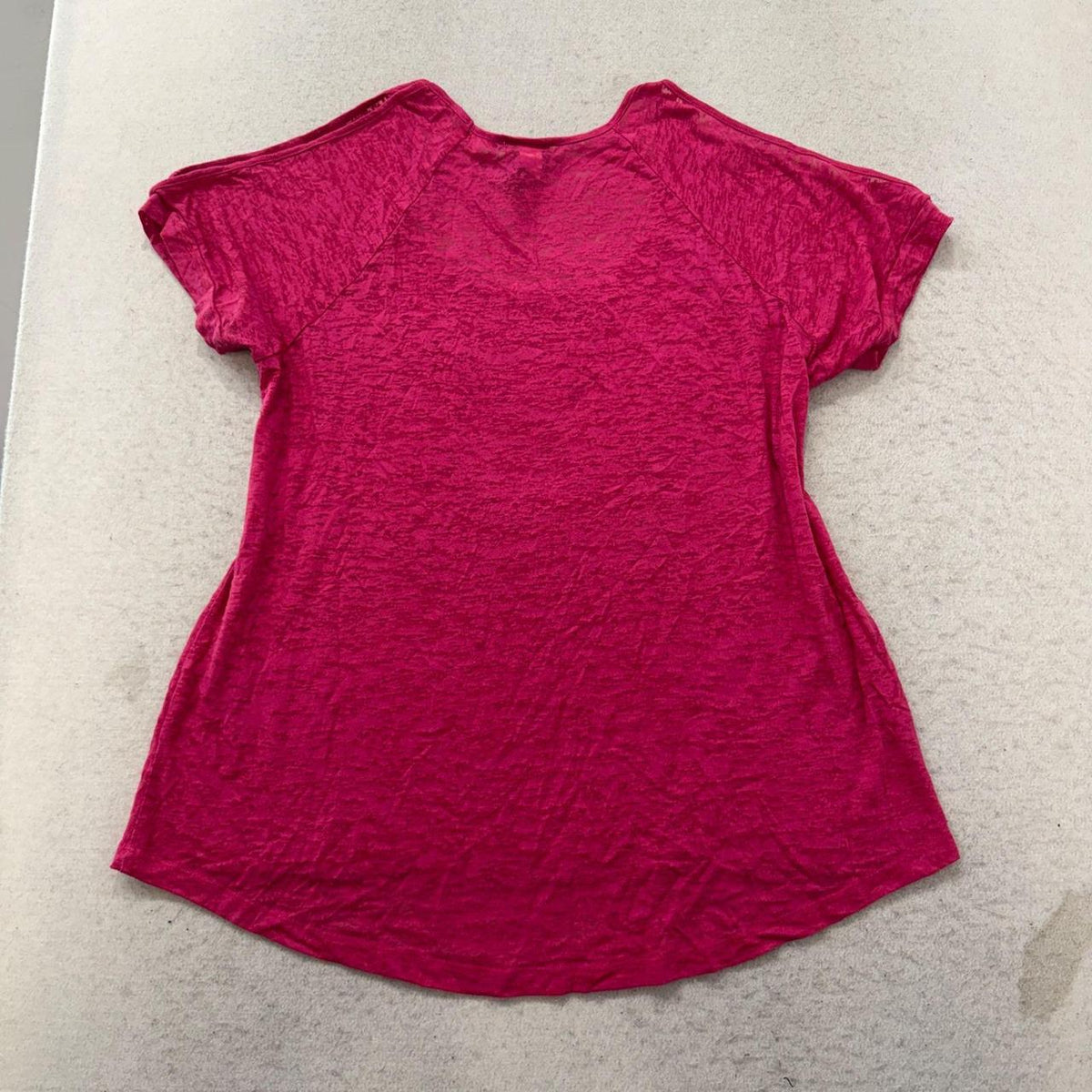 Vintage Y2K 2000's Torrid Hot Pink Studded Pocket Tee