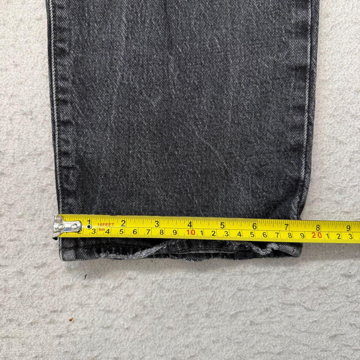 Vintage Y2K 2000's Levi's Black Dark Wash Open Leg Jeans