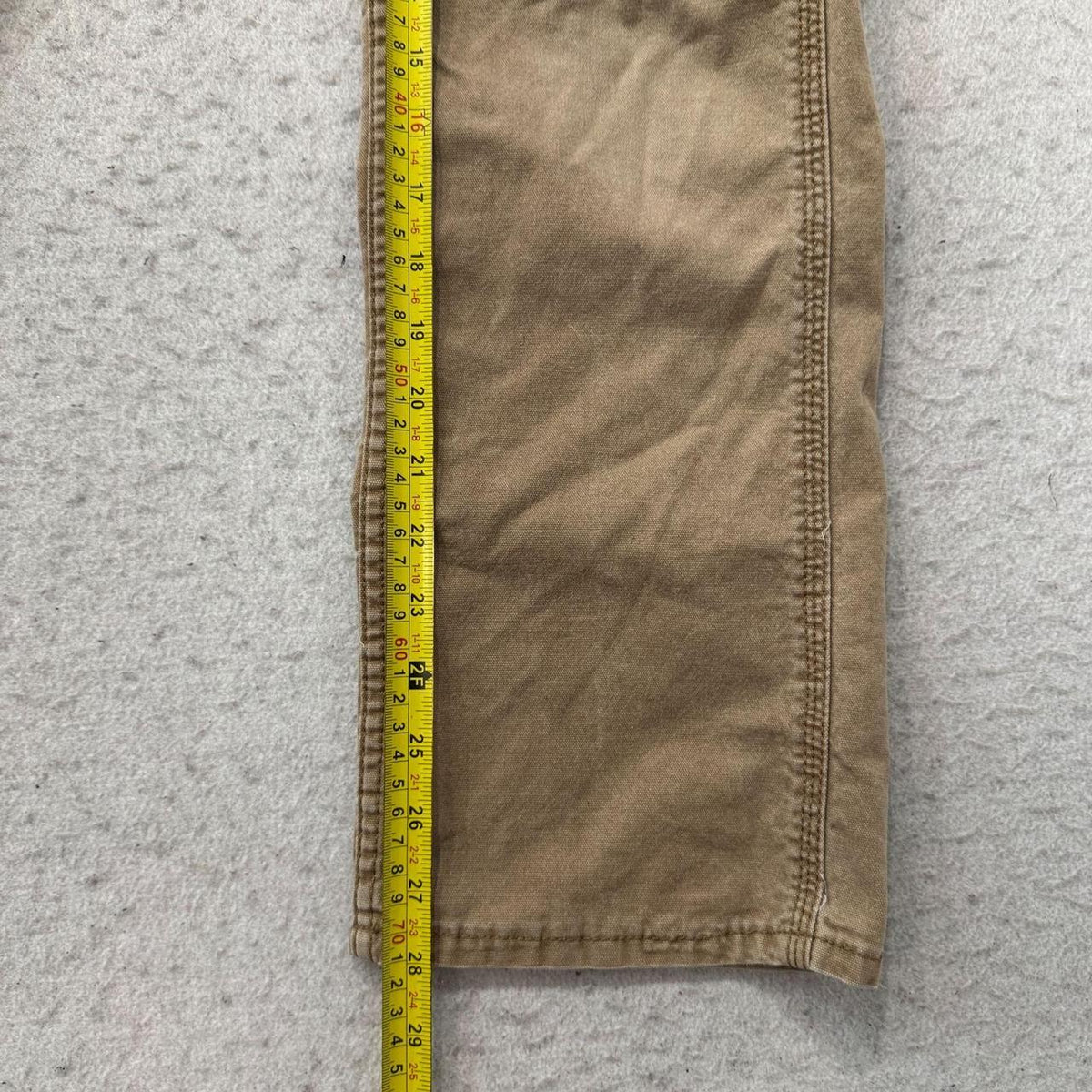 Vintage Y2K 2000's Carhartt Khaki Faded Baggy Carpenter Pants