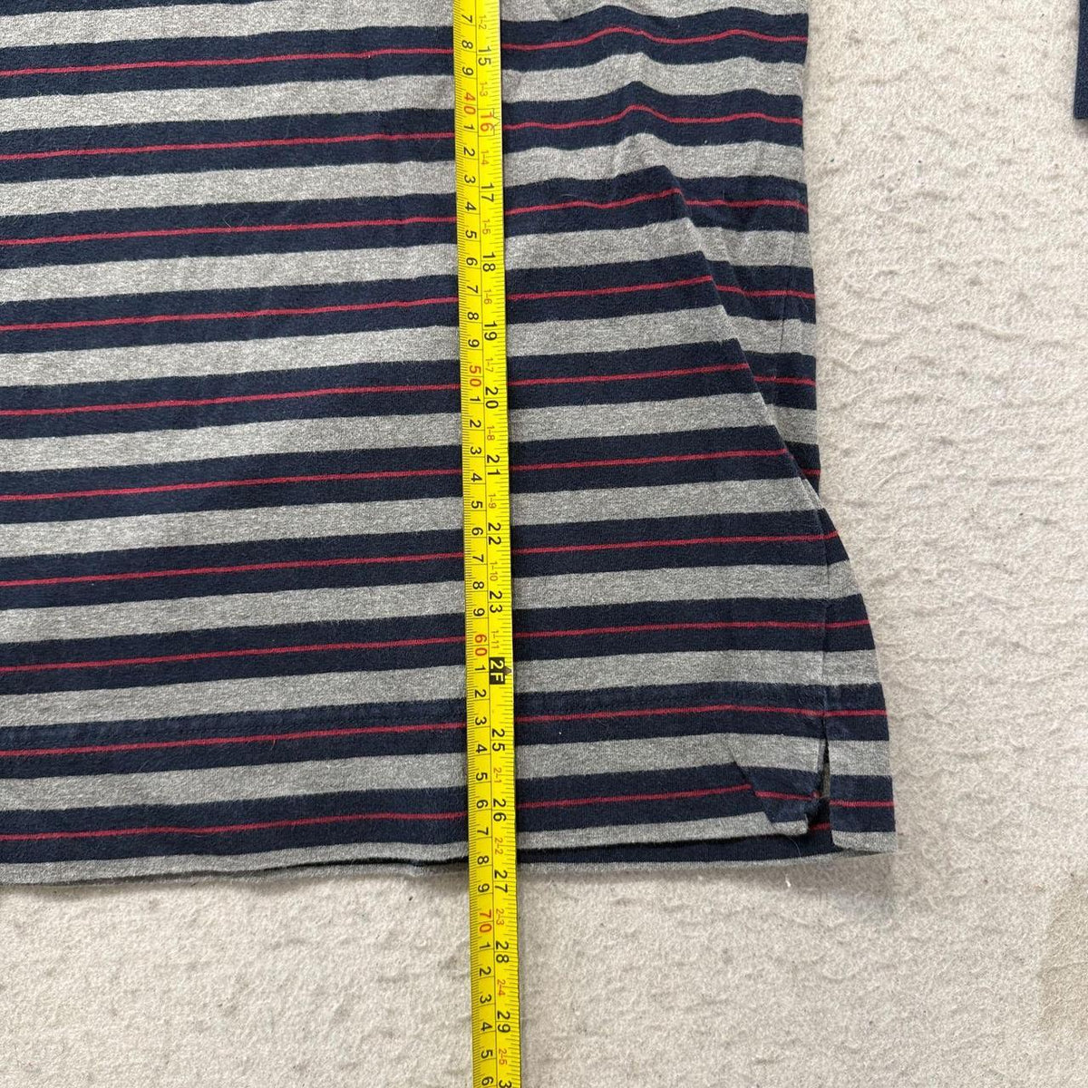 Vintage Y2K 2000's Tommy Hilfiger Navy Striped Turtleneck Knit