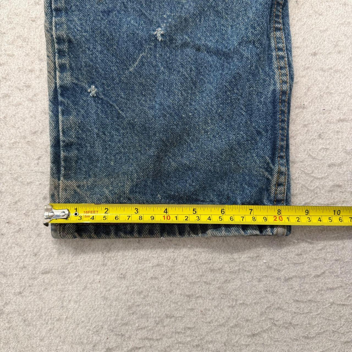 Vintage 90s Faded Distressed Open Leg Jeans