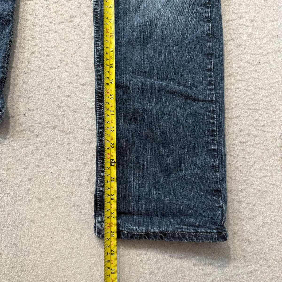 Vintage Y2K 2000's Faded Open Leg Distressed Jeans