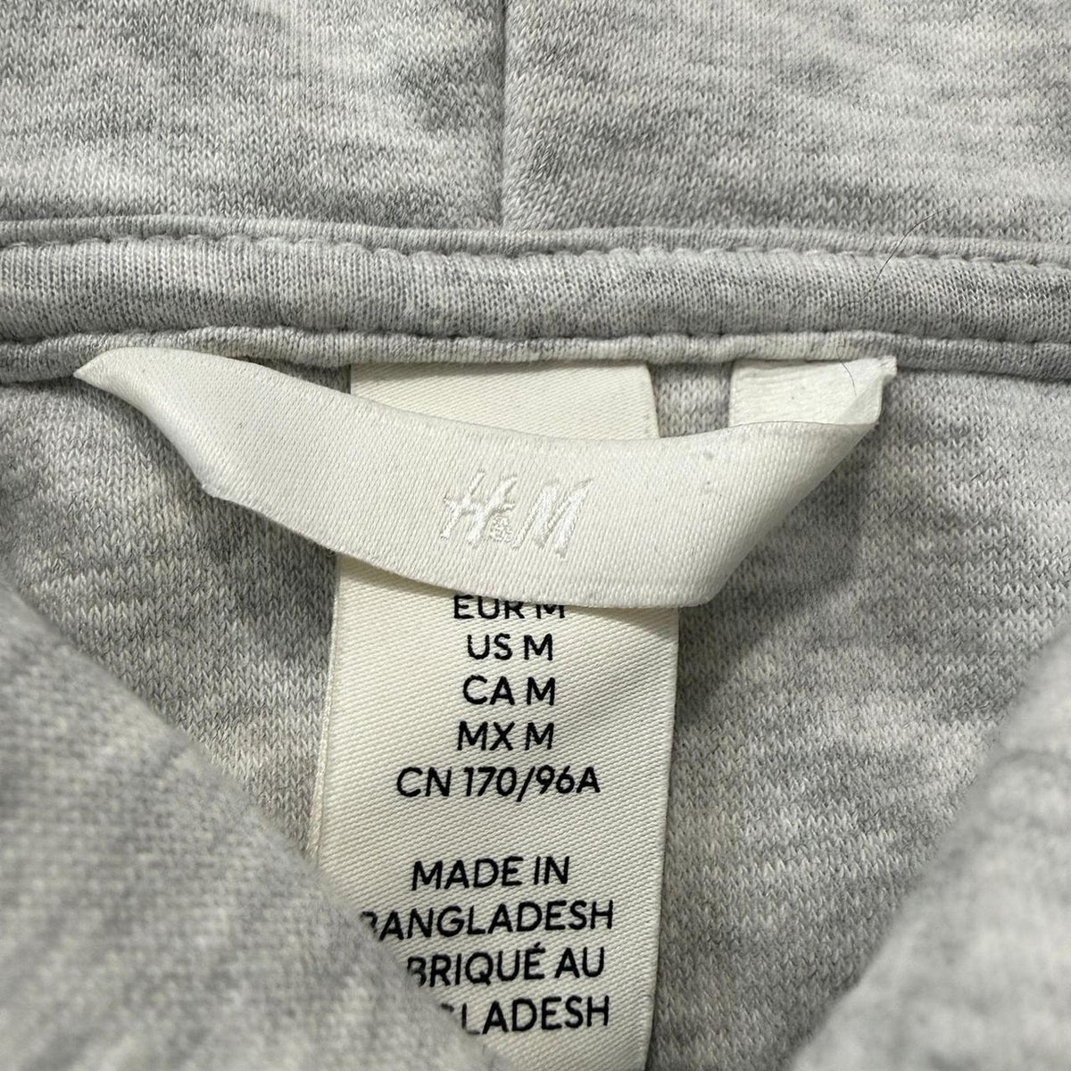 Vintage Y2K 2000's Heather Grey Oversized Faded Blank Hoodie