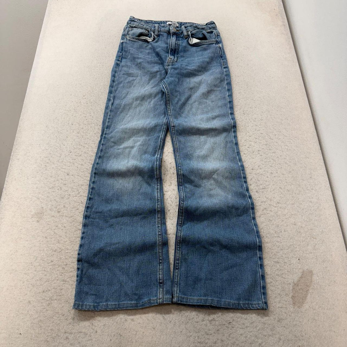 Vintage Y2K 2000's Women's Forever 21 Faded Flare Jeans