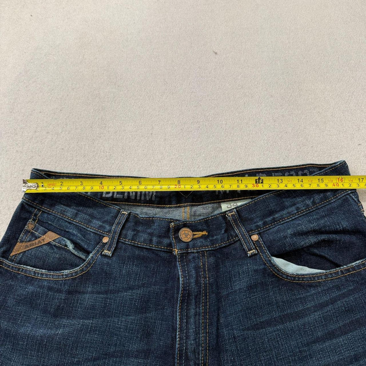Vintage Y2K 2000's Dark Wash Open Leg Jeans