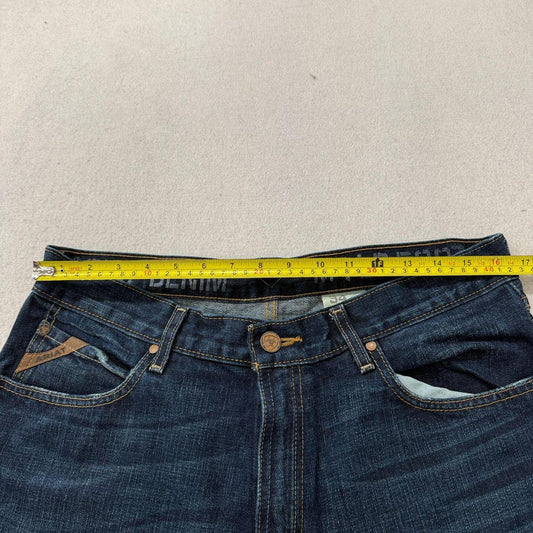 Vintage Y2K 2000's Dark Wash Open Leg Jeans