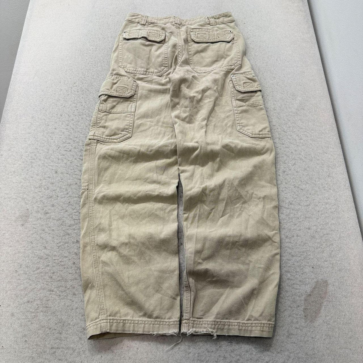 Vintage Y2K 2000's Garage Khaki Baggy Cargo Pants
