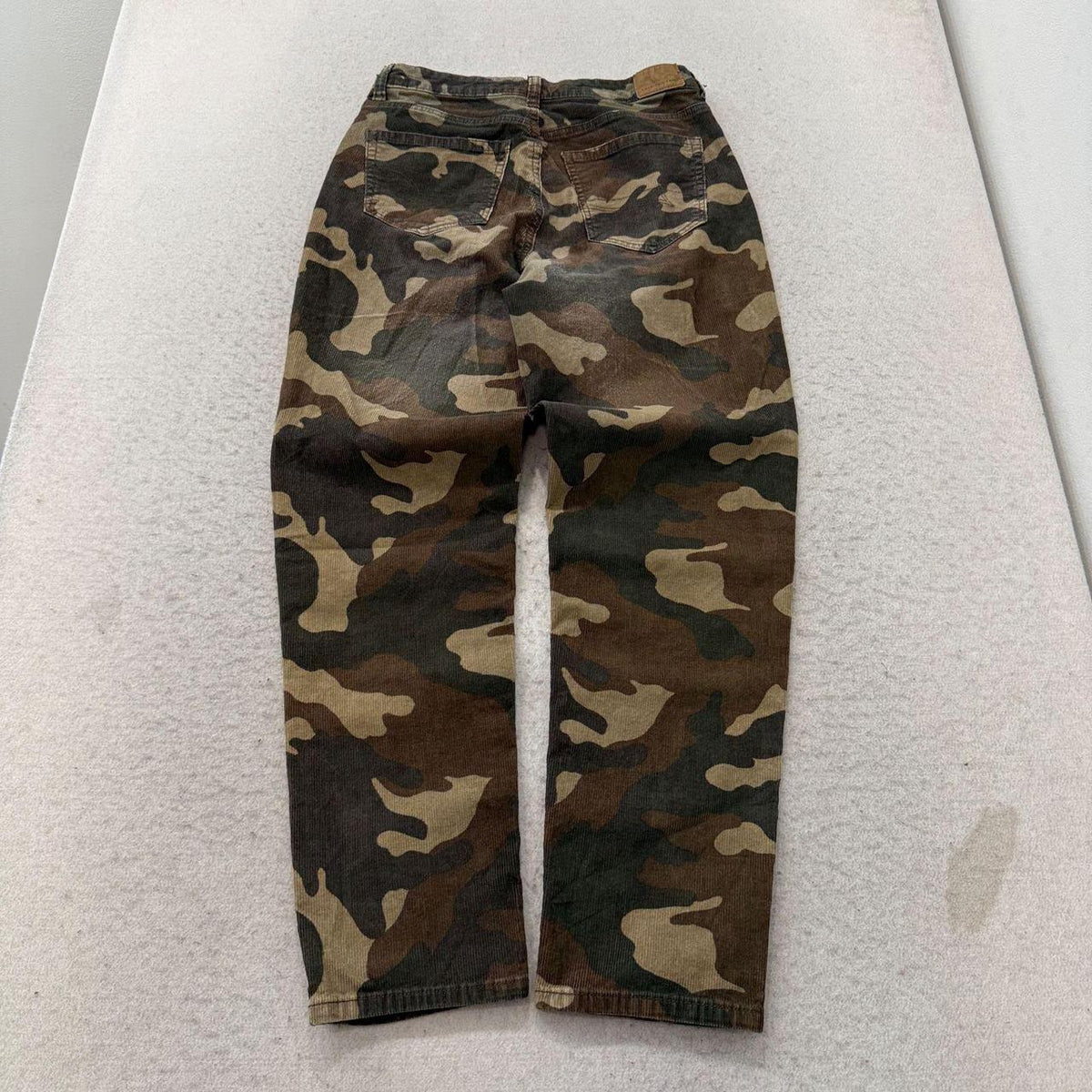 Vintage Y2K 2000's American Eagle Brown Camo Baggy Cargo Pants