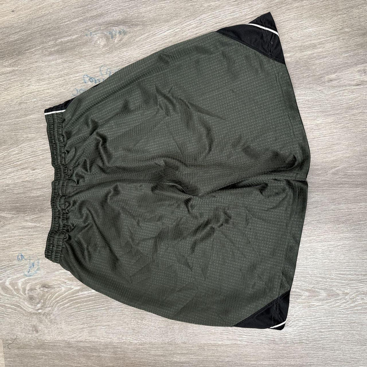 Vintage Y2K 2000's Nike Olive Green Baggy Track Shorts