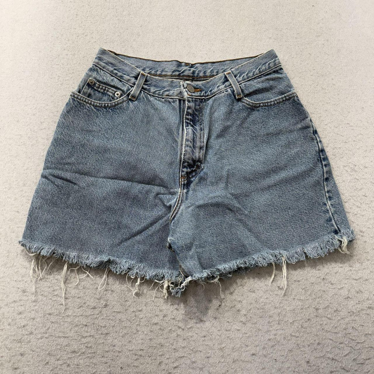 Vintage 90s Women's Faded Distressed Baggy Denim Shorts