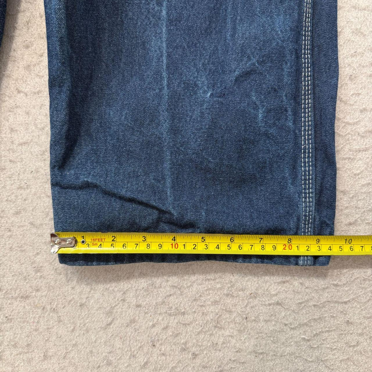 Vintage Y2K 2000's Dark Wash Open Leg Denim Jeans