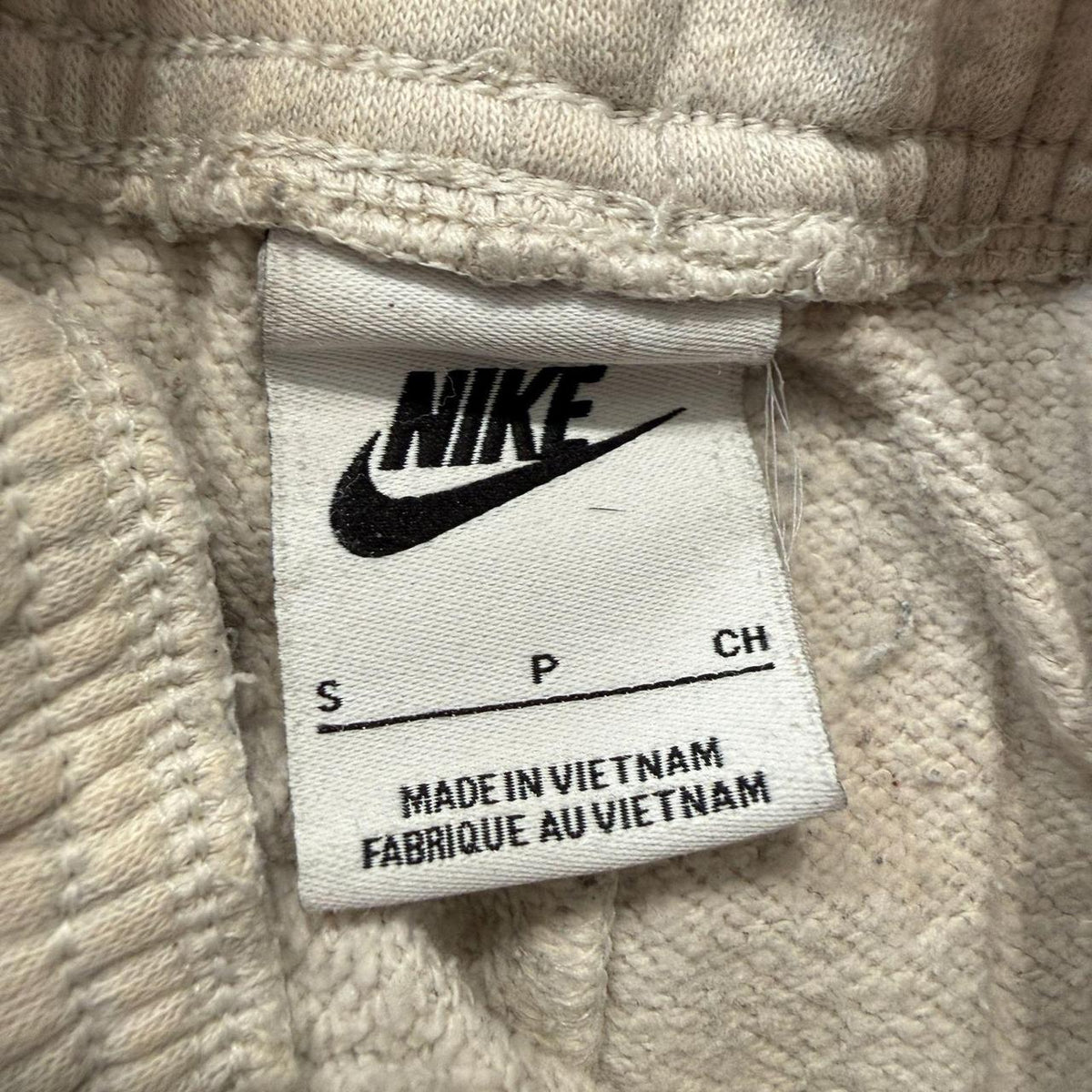 Vintage Y2K 2000's Nike Cream Baggy Cargo Pants