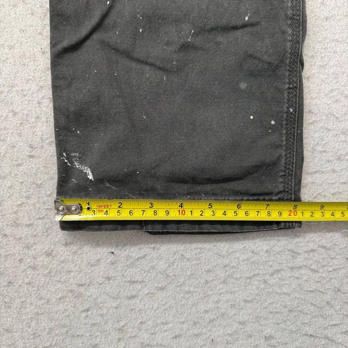 Vintage Y2K 2000's Carhartt Charcoal Grey Faded Carpenter Pants