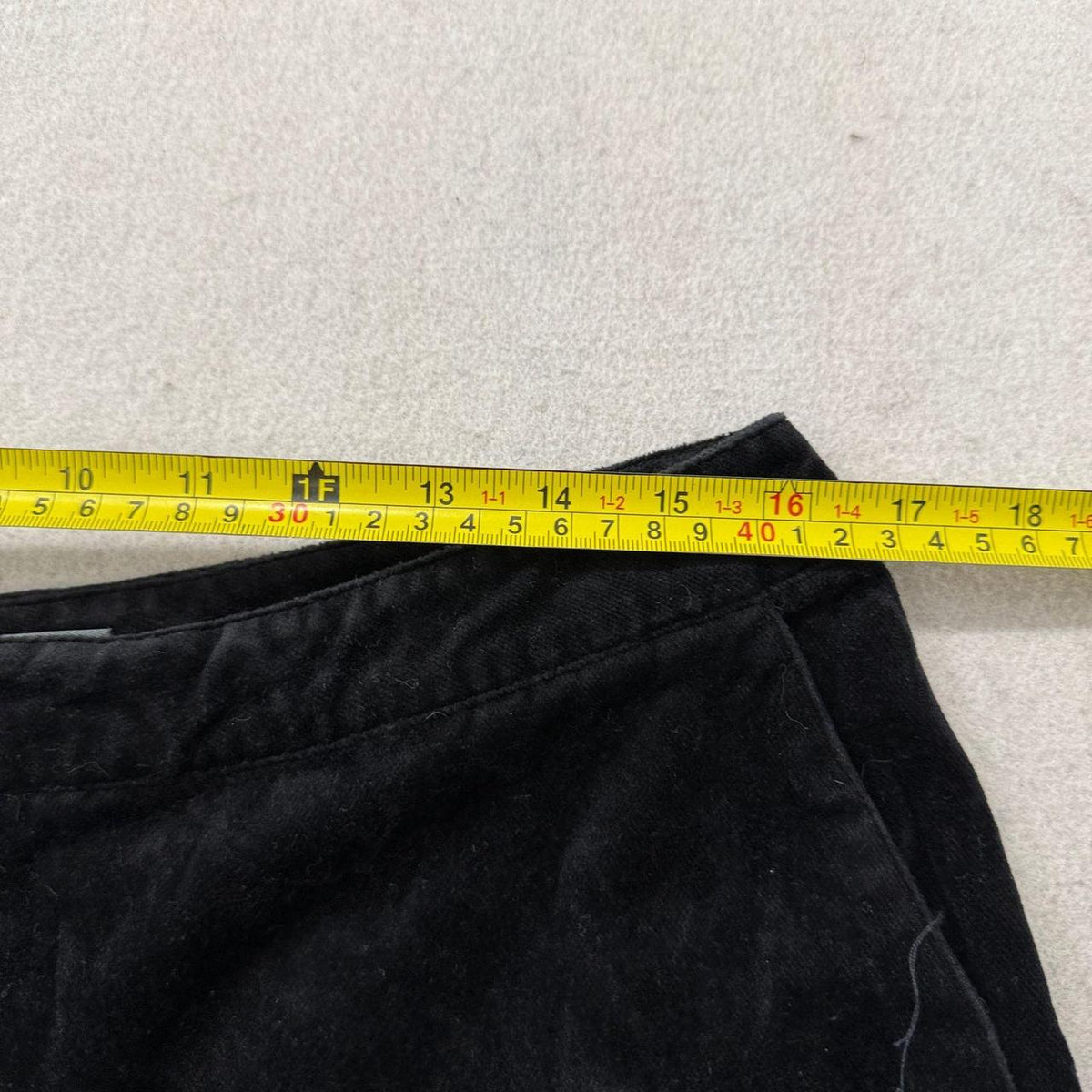 Vintage Y2K 2000's Women's Black Velvet Baggy Pants