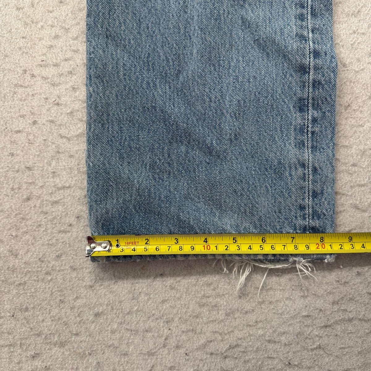 Vintage 90s Distressed Faded Open Leg Jeans