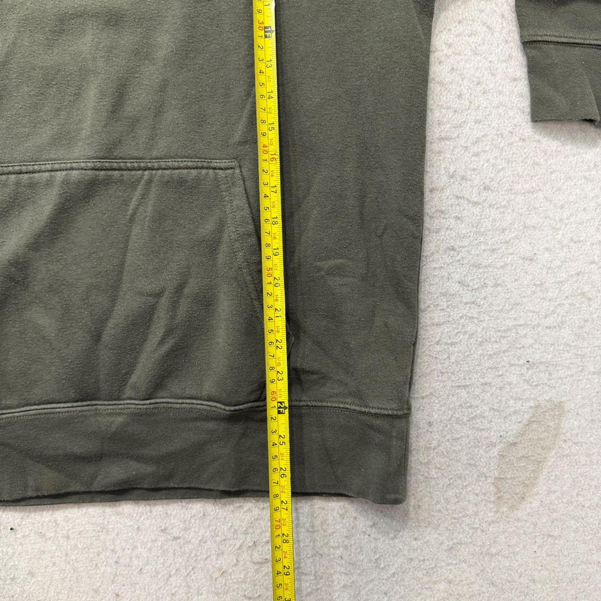 Vintage Y2K 2000's The North Face Olive Faded Graphic Pullover Hoodie