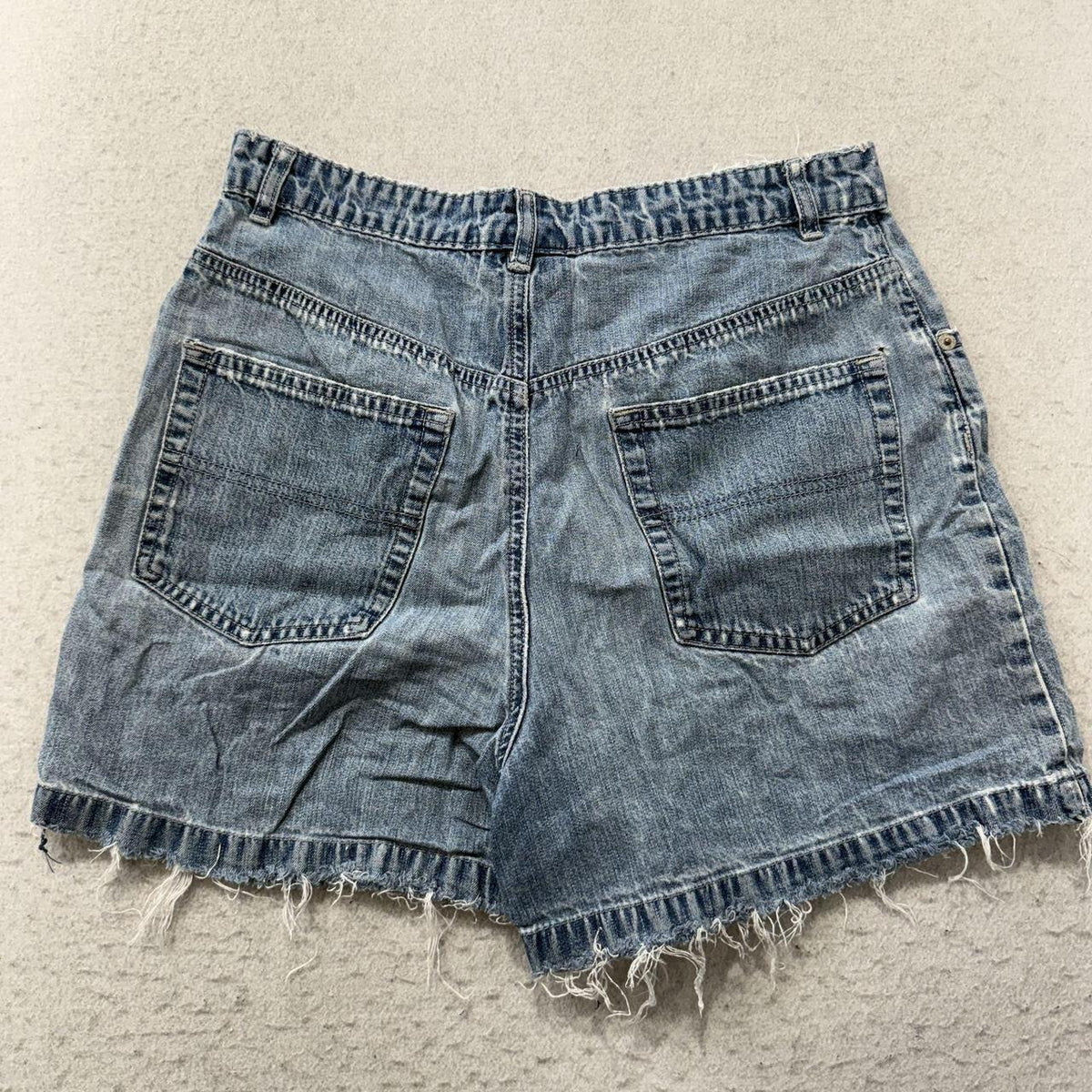 Vintage Y2K 2000's Walt Disney World Faded Distressed Denim Shorts
