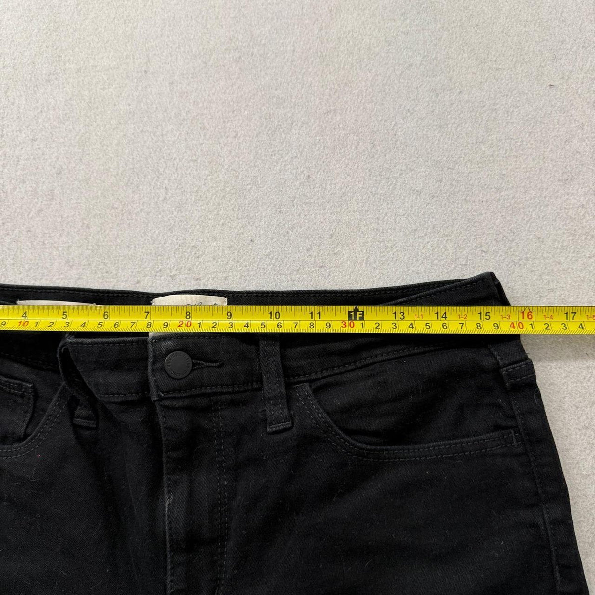 Vintage Y2K 2000's Women's Black Open Leg Faded Jeans