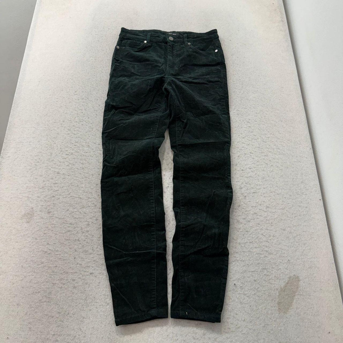 Vintage Y2K 2000's Women's Black Open Leg Faded Corduroy Pants