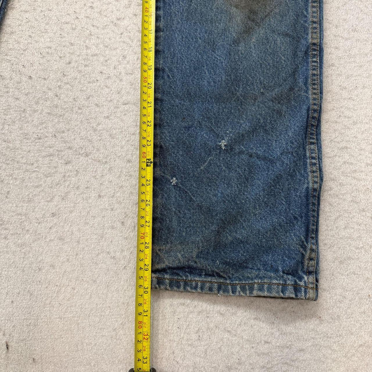 Vintage 90s Faded Distressed Open Leg Jeans