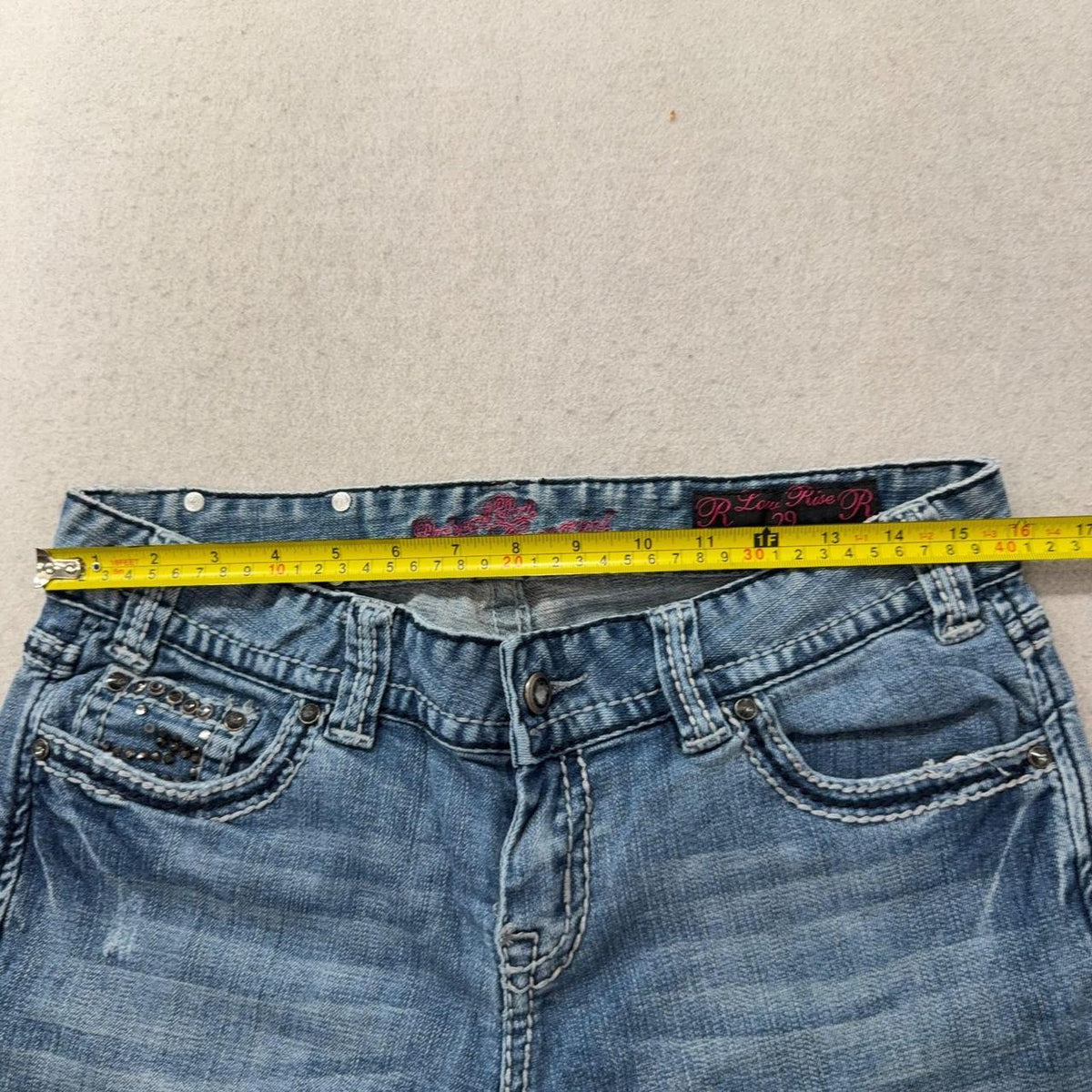 Vintage Y2K 2000's Rock & Rise Faded Open Leg Jeans