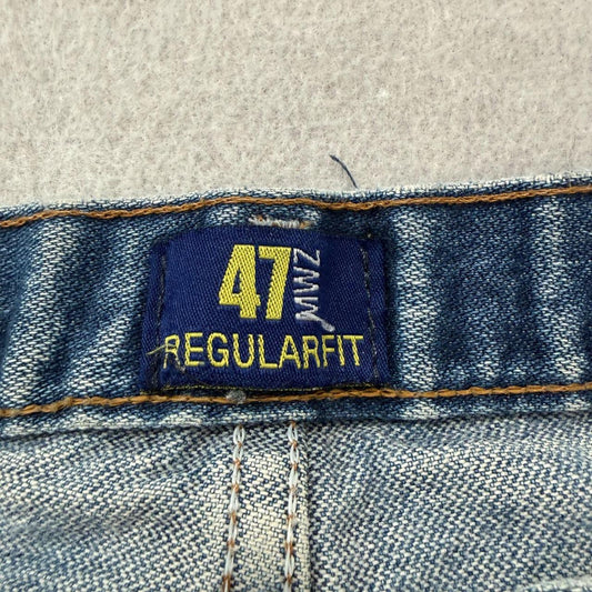 Vintage Y2K 2000's Wrangler Faded Distressed Open Leg Jeans