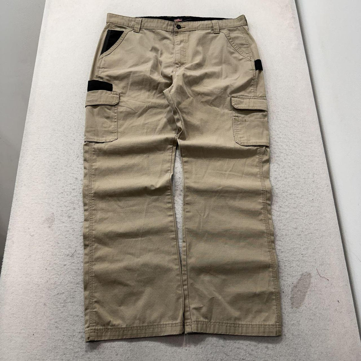 Vintage Y2K 2000's Dickies Khaki Baggy Cargo Pants