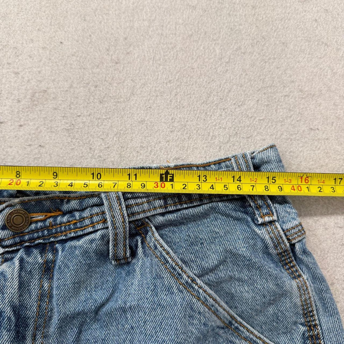 Vintage 90s Baggy Faded Denim Shorts