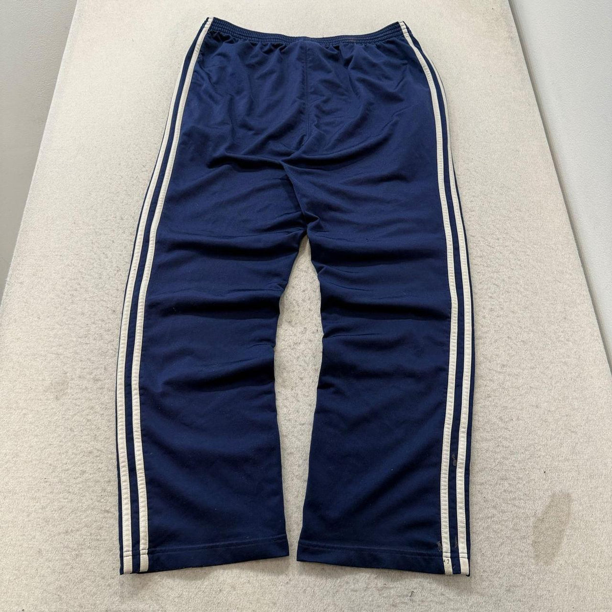 Vintage Y2K 2000's Adidas Navy Baggy Track Pants