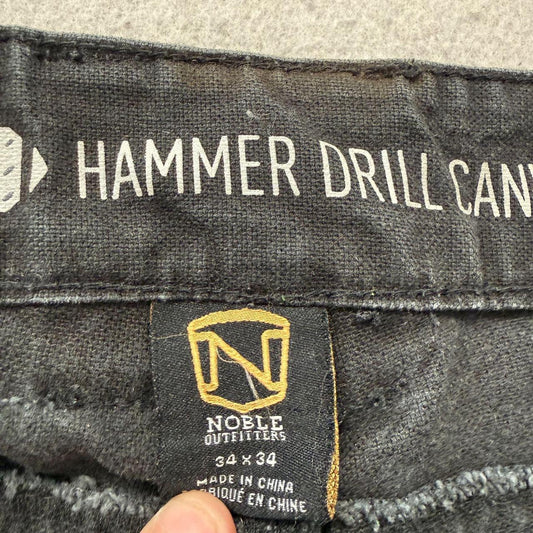 Vintage Y2K 2000's Noble Outfitters Charcoal Grey Baggy Cargo Pants