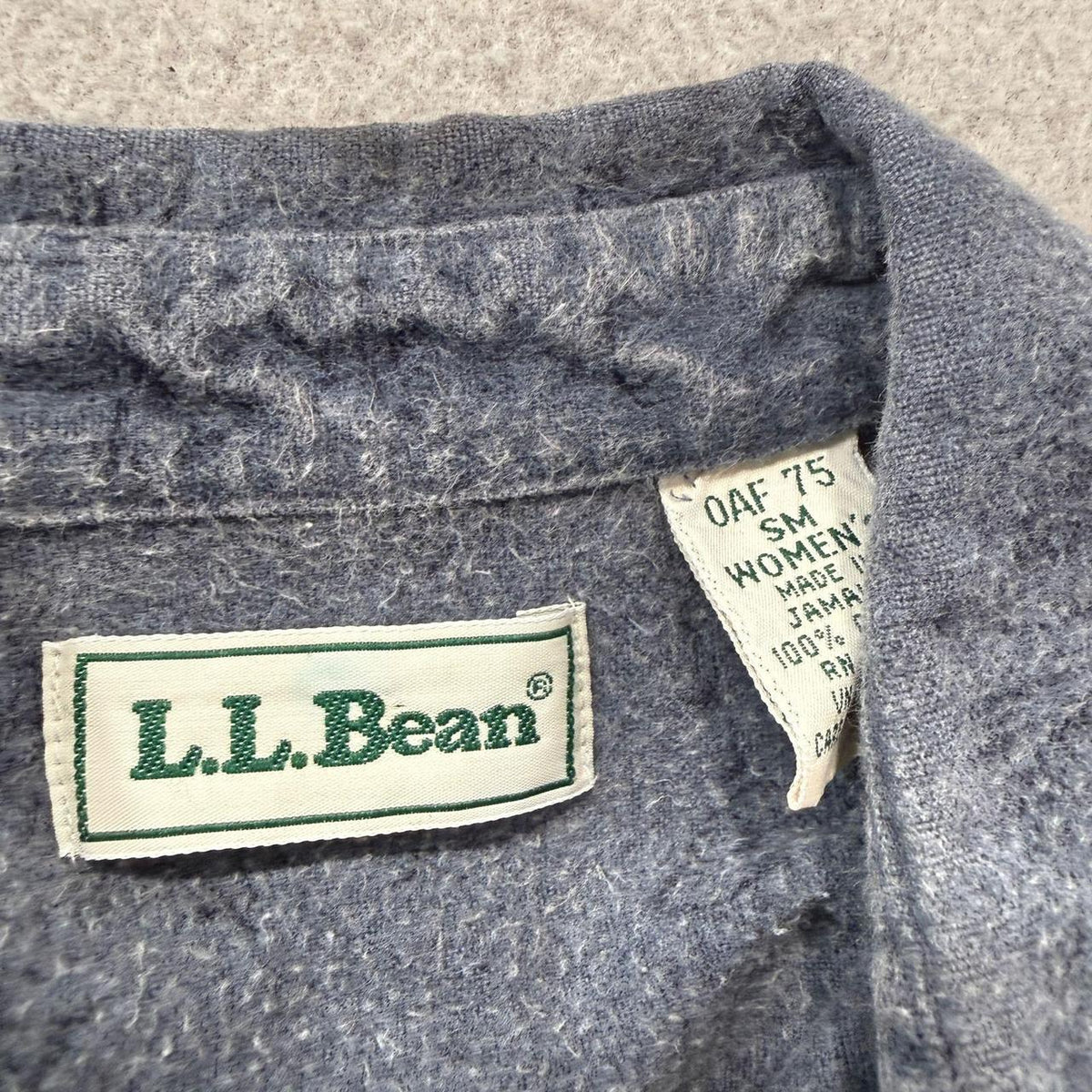 Vintage Y2K 2000's Women's L.L.Bean Faded Boxy Floral Denim Shirt