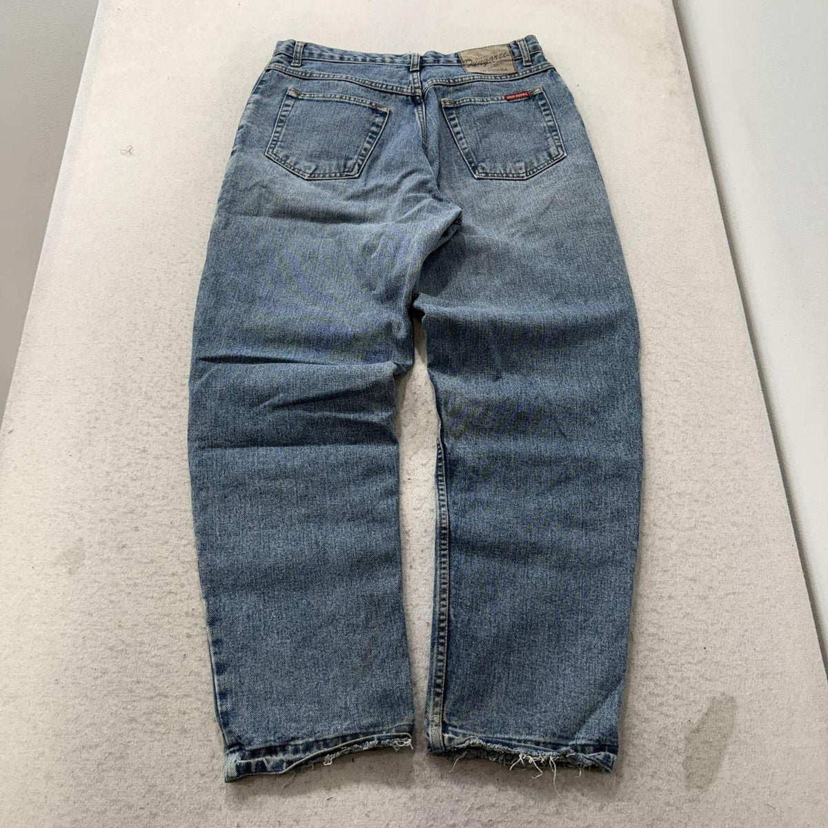Vintage 90s Wrangler Faded Baggy Open Leg Jeans