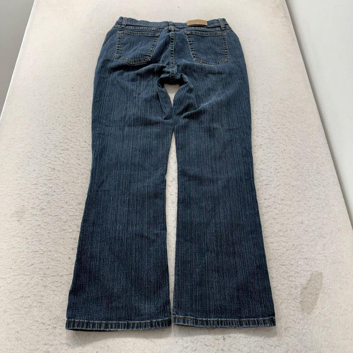 Vintage Y2K 2000's Women's Open Leg Faded Distressed Jeans