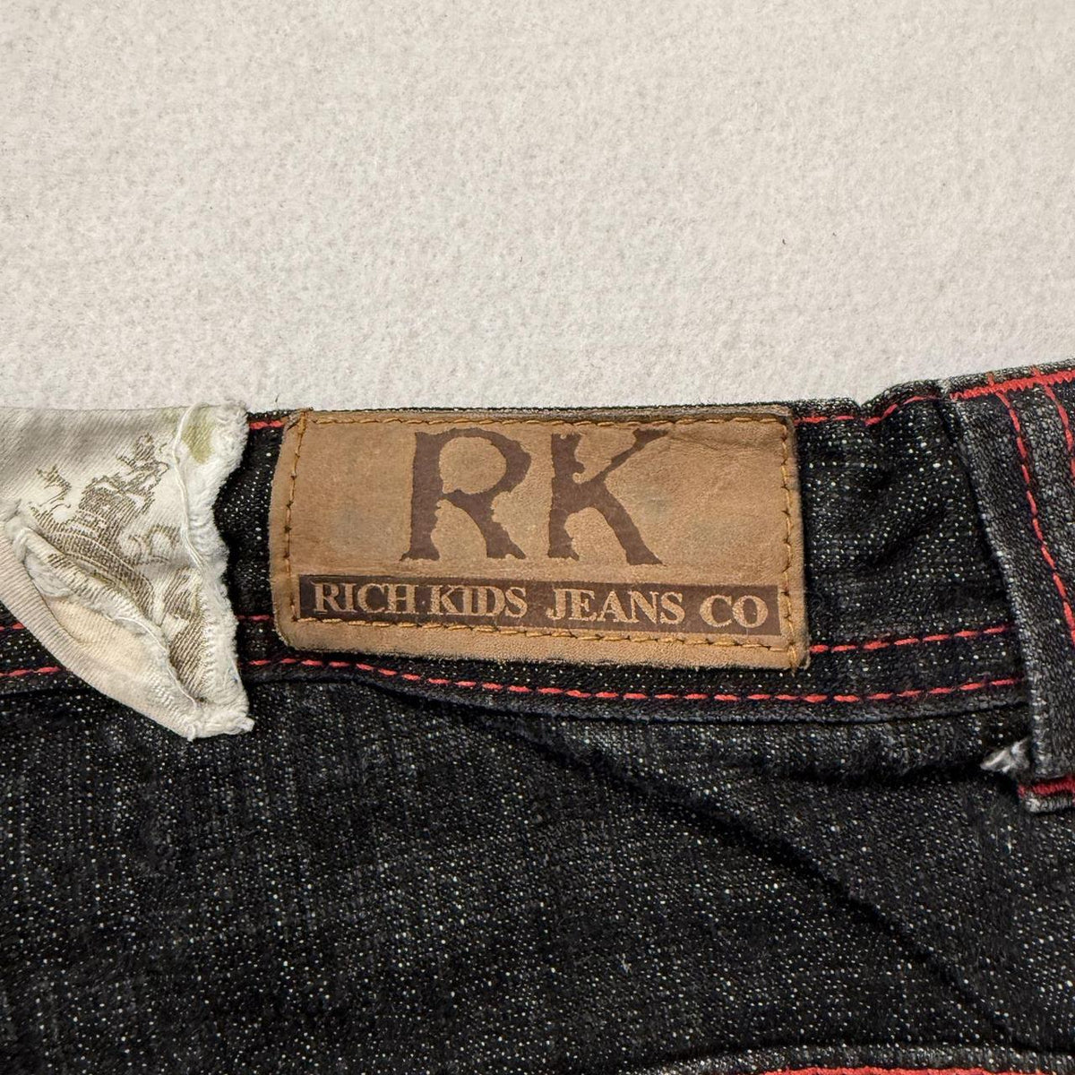 Vintage Y2K 2000's Enyce Black Baggy Dark Wash Jeans