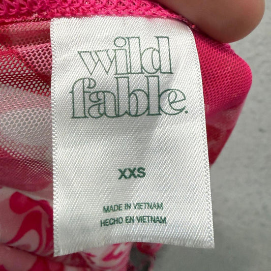 Vintage Y2K 2000's Wild Fable Pink Heart Graphic Low Rise Jeans