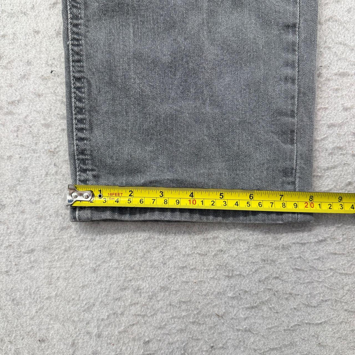 Vintage Y2K 2000's Faded Open Leg Grey Jeans