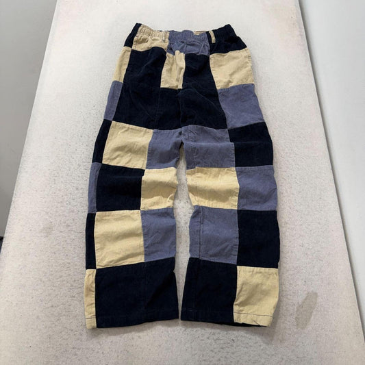 Vintage Y2K 2000's Urban Outfitters Navy Baggy Corduroy Patchwork Pants