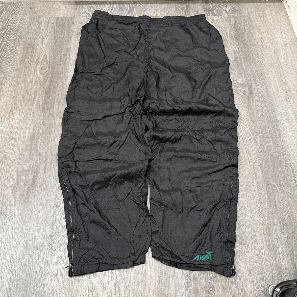 Vintage Y2K 2000's AVIA Black Baggy Track Pants