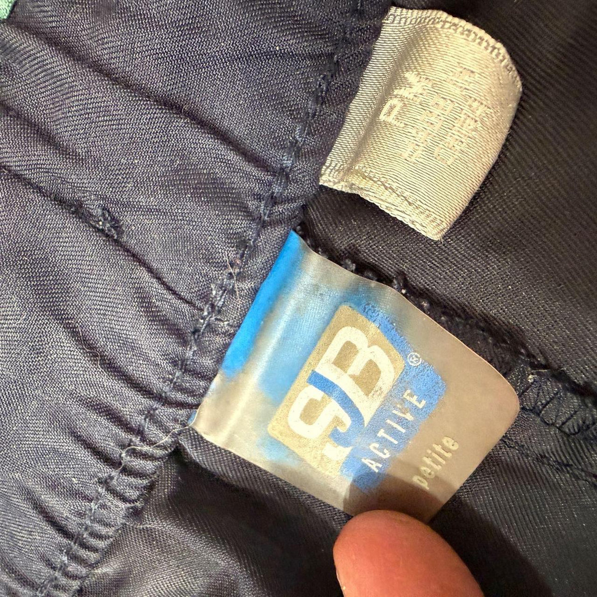 Vintage Y2K 2000's Navy Baggy Striped Track Pants