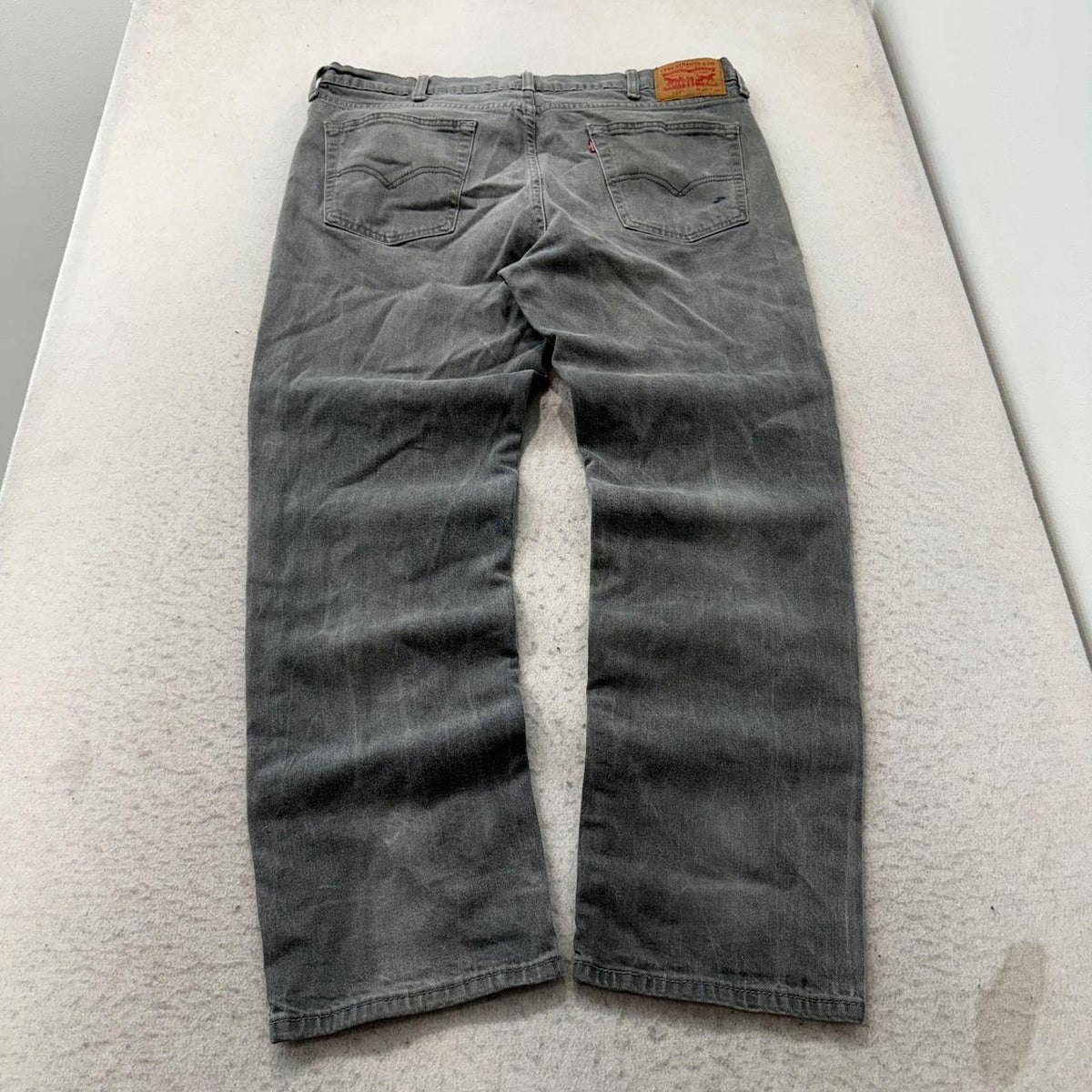 Vintage Y2K 2000's Faded Open Leg Grey Jeans