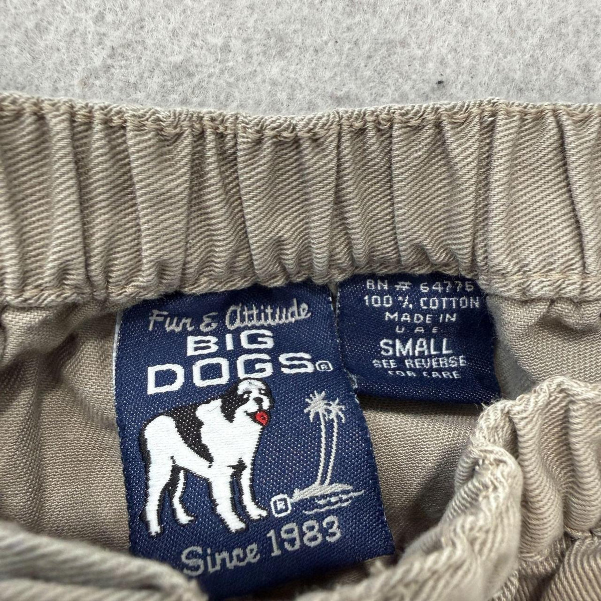 Vintage Y2K 2000's Big Dogs Khaki Baggy Cargo Pants
