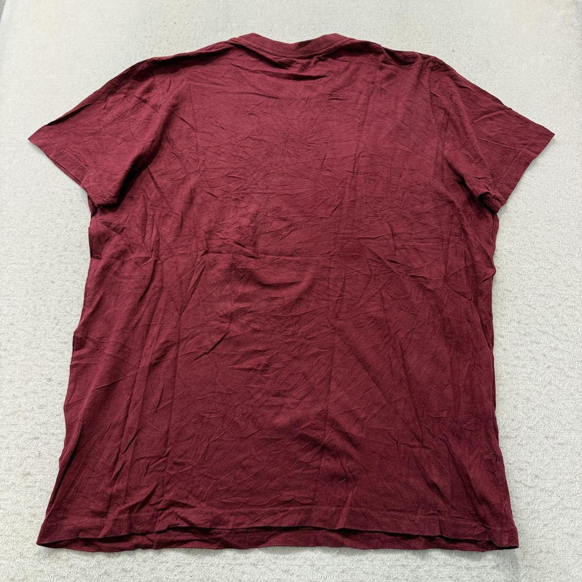 Vintage Y2K 2000's Hollister Burgundy Faded Graphic Tee