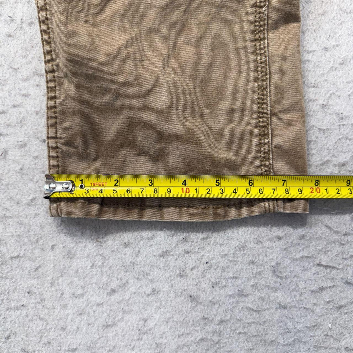 Vintage Y2K 2000's Carhartt Khaki Faded Baggy Carpenter Pants