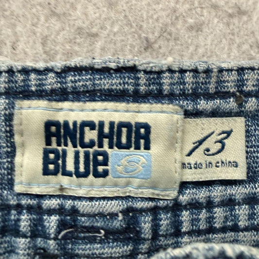 Vintage Y2K 2000's Women's Baggy Faded Cargo Denim Shorts
